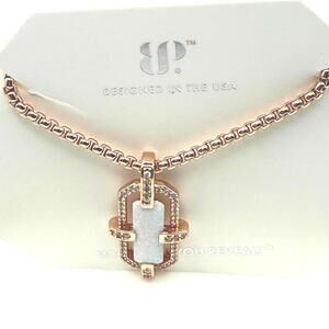 Bomb Party 0ctober 25 Moonlit Opal Rose Gold Necklace